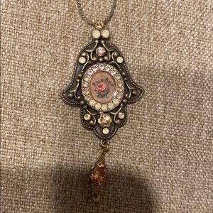 Beautiful m. Nagrin vintage hamsa necklace